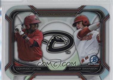 2015 Bowman Draft - Teams of Tomorrow Die-Cuts #TDC-2 - Dansby Swanson, Domingo Leyba