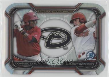 2015 Bowman Draft - Teams of Tomorrow Die-Cuts #TDC-2 - Dansby Swanson, Domingo Leyba