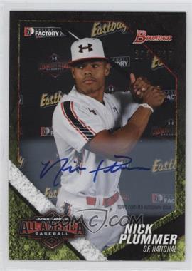 2015 Bowman Draft - Under Armour Game Autographs #UAN-20 - Nick Plummer /225