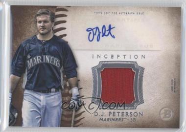 2015 Bowman Inception - Autographed Relics #IAR-DP - D.J. Peterson