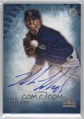 2015 Bowman Inception - Prospect Autographs - Blue #PA-KF - Kyle Freeland /150