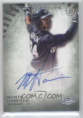 2015 Bowman Inception - Prospect Autographs - Green #PA-MH - Monte Harrison /99