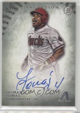 2015 Bowman Inception - Prospect Autographs - Green #PA-YT - Yasmany Tomas /99