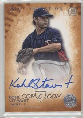 2015 Bowman Inception - Prospect Autographs - Orange #PA-KST - Kohl Stewart /25