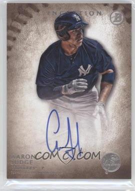 2015 Bowman Inception - Prospect Autographs #PA-AJ - Aaron Judge