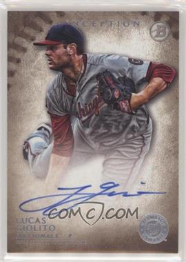 2015 Bowman Inception - Prospect Autographs #PA-LG - Lucas Giolito