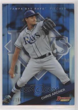 2015 Bowman's Best - [Base] - Blue Refractor #17 - Chris Archer /150