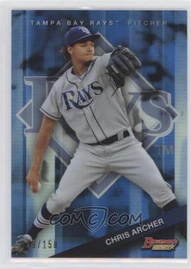 2015 Bowman's Best - [Base] - Blue Refractor #17 - Chris Archer /150