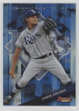 2015 Bowman's Best - [Base] - Blue Refractor #17 - Chris Archer /150