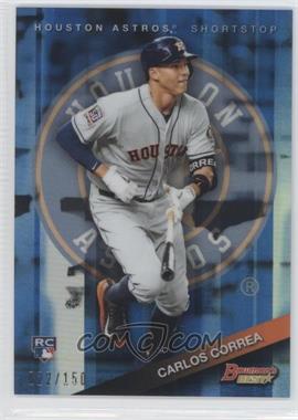 2015 Bowman's Best - [Base] - Blue Refractor #58 - Carlos Correa /150