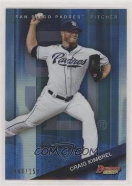 2015 Bowman's Best - [Base] - Blue Refractor #98 - Craig Kimbrel /150