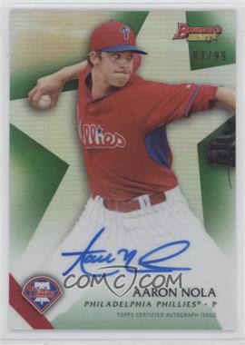 2015 Bowman's Best - Best of 2015 Autographs - Green Refractor #B15-ANO - Aaron Nola /99