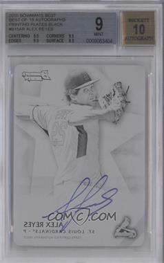 2015 Bowman's Best - Best of 2015 Autographs - Printing Plate Black #B15-AR - Alex Reyes /1 [BGS 9 MINT]