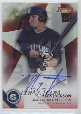 2015 Bowman's Best - Best of 2015 Autographs - Red Refractor #B15-AJ - Alex Jackson /5