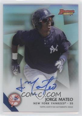 2015 Bowman's Best - Best of 2015 Autographs - Refractor #B15-JM - Jorge Mateo