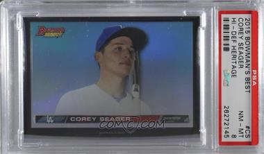 2015 Bowman's Best - Hi-Def Heritage #HDH-CS - Corey Seager [PSA 8 NM‑MT]