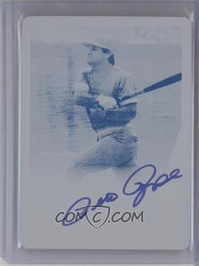 2015 Leaf 25th Baseball - Clear Auto - Printing Plate Cyan #PR2 - Pete Rose /1