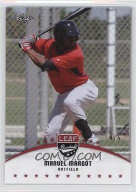 2015 Leaf Baseball - [Base] - Red #18 - Manuel Margot /5