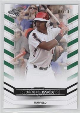 2015 Leaf Draft Exclusive - [Base] - Green #35 - Nick Plummer /10