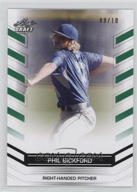 2015 Leaf Draft Exclusive - [Base] - Green #37 - Phil Bickford /10