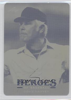 2015 Leaf Heroes of Baseball - [Base] - Printing Plate Yellow #16 - Doug Harvey /1