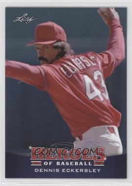 2015 Leaf Heroes of Baseball - [Base] #13 - Dennis Eckersley