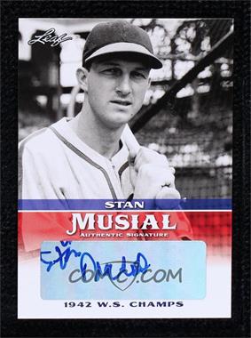 2015 Leaf Heroes of Baseball - Stan Musial Milestone - Autographs #MA-SM01 - Stan Musial