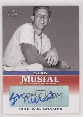 2015 Leaf Heroes of Baseball - Stan Musial Milestone - Autographs #MA-SM03 - Stan Musial