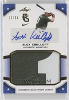 Alex Kirilloff #/25