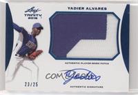 Yadier Alvares #/25