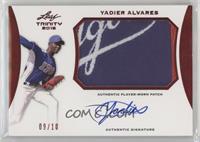 Yadier Alvares #/10