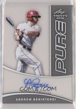 2015 Leaf Trinity - Pure Autographs #P-AB2 - Andrew Benintendi [EX to NM]