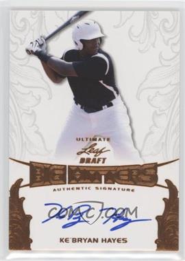 2015 Leaf Ultimate Draft - Big Hitters - Bronze Etched Foil #BH-KBH - Ke'Bryan Hayes