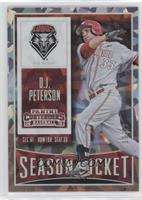 Season Ticket - D.J. Peterson #/23