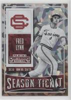 Season Ticket - Fred Lynn #/23