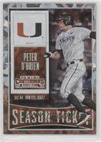 Season Ticket - Peter O'Brien #/23