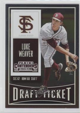 2015 Panini Contenders - [Base] - Draft Ticket #65 - Luke Weaver /99 [Noted]