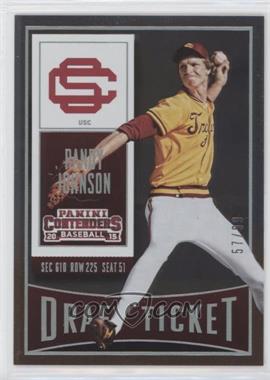 2015 Panini Contenders - [Base] - Draft Ticket #79 - Randy Johnson /99