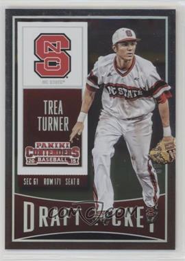 2015 Panini Contenders - [Base] - Draft Ticket #92 - Trea Turner /99 [Noted]