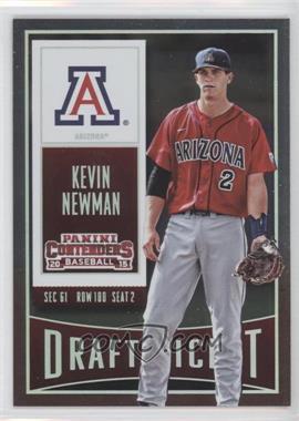 2015 Panini Contenders - [Base] - Season Ticket Draft Ticket #60 - Kevin Newman /99