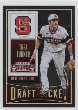 2015 Panini Contenders - [Base] - Season Ticket Draft Ticket #92 - Trea Turner /99