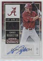 Casey Hughston (Batting, Blue Ink) #/23