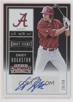 Casey Hughston (Batting, Blue Ink) [Noted] #/99