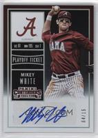 Mikey White (Red Hat, Blue Ink) #/15