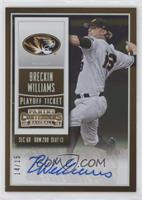 Breckin Williams #/15