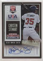 Christin Stewart #/15