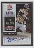 D.J. Peterson #/15