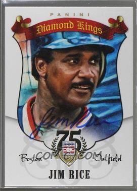 2015 Panini Cooperstown - 2014 HOF Diamond Kings ReCollection Collection #93 - Jim Rice /50