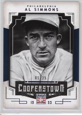 2015 Panini Cooperstown - [Base] - Blue #2 - Al Simmons /25
