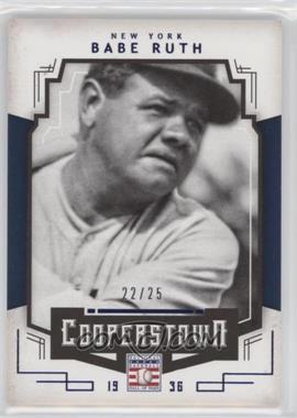 2015 Panini Cooperstown - [Base] - Blue #5 - Babe Ruth /25